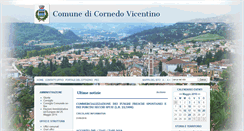 Desktop Screenshot of comune.cornedo-vicentino.vi.it